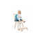 Thermobaby - Wooded 3-in-1 Booster Seat Ocean blue
