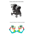 KOLCRAFT - Contours Options Elite Tandem Stroller And 2 KOLCRAFT TINY STEPS 2-IN-1 BABY WALKER J