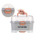 Eazy Kids - Eazy Kids Baby Bottle Drying Rack Storage Box, 9 Peg