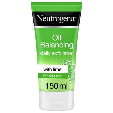 Neutrogena  - , Oil Balancing Daily Exfoliator, Lime & Aloe Vera, For Oily Skin, 150ml