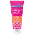 Carefree - Daily Intimate Wash, Duo Effect with Vitamin E and Cotton Extract, 200 ml