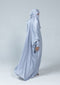The Modest Company - The French Jilbab Dress - Silver Grey