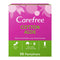 Carefree - Panty Liners, Cotton, Aloe, Pack of 56