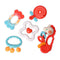 Baby Care - 5 PCS BABY RATTLE TEETHER SET