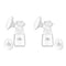 Lorelli - DOUBLE ELECTRIC BREAST PUMP DAILY COMFORT