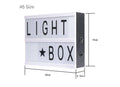 Eazy Kids - Letter Light Box - A3-Eazy Kids