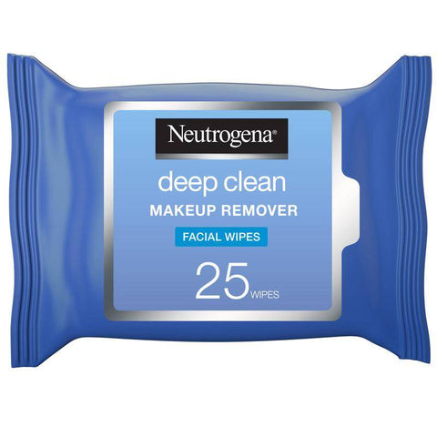 Neutrogena - Makeup Remover, Face Wipes, Deep Clean, Pack of 25 wipes