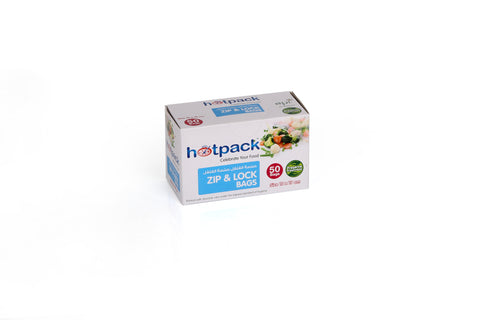 Hotpack - Zipper Lock Bag 10*19Cm -50Pcs 
