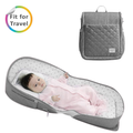 Sunveno - Portable Baby Bed & bag- Grey