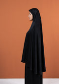 The Modest Company - Khimar Dress - Ultra Black