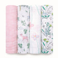 Aden+Anais - Classic 4-Pack Swaddles Forest Fantasy