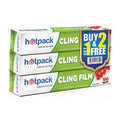 Hotpack - Cling Film Food Wrap 100 Sqft 2+1 Free