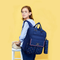 Sambox - Star Kids School Bag with Pencil Case - Polka Navy-Sambox