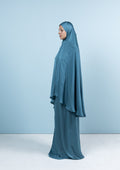 The Modest Fashion- Khimar Suit - Ice Queen