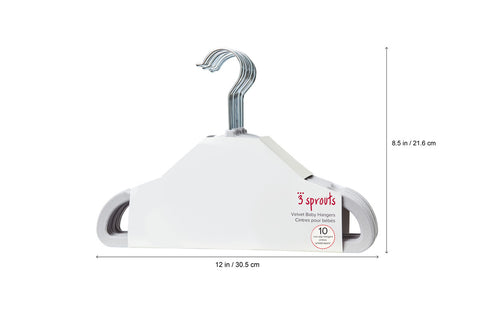 3 Sprouts - Non-slip Hangers WHALE