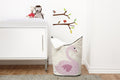3 Sprouts - Laundry Hamper SWAN