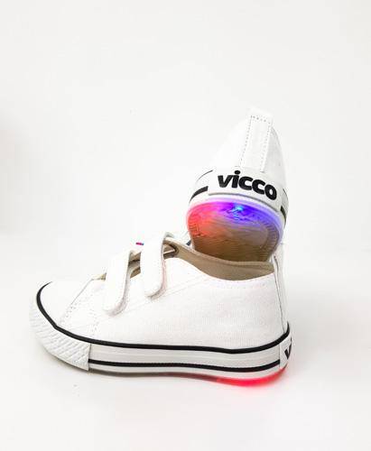 Vicco - Velcro Canvas Shoes - White_EU 25