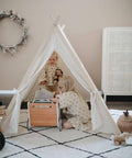 Kinderfeets - Tent - Natural Organic Cotton & Sustainable Pine Wood