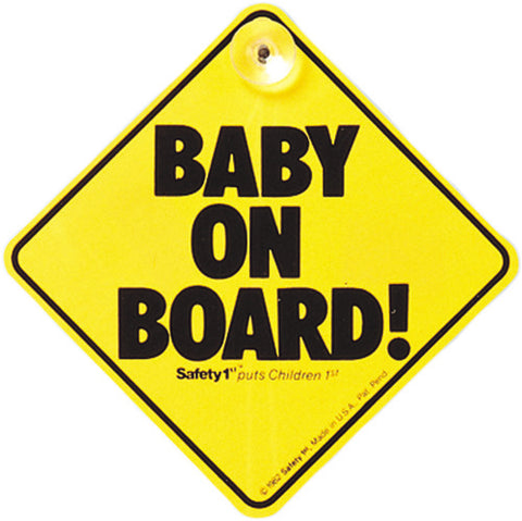 Safety 1st -  Baby on board yellow (EN) (X1) 