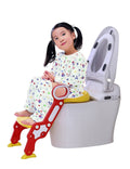 Eazy Kids - Step Stool Foldable Potty Trainer Seat- Yellow-Eazy Kids