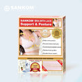 Sankom - Patent Premium Bra With Lace, Beige