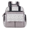 Alameda - Convertible Diaper Bag Backpack with Nappy Mat and Bottle Holder - Grey