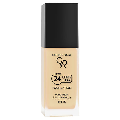 Golden Rose Up To 24 Hours Stay Foundation No:15 Yellow Beige 