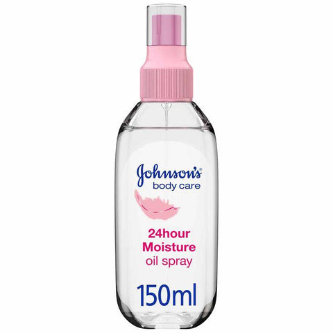 Johnson's - Body Oil Spray, 24 HOUR Moisture, 150ml