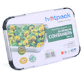 Hotpack - Aluminium Container 8389  (890 Cc)-10Pcs 890 Ml