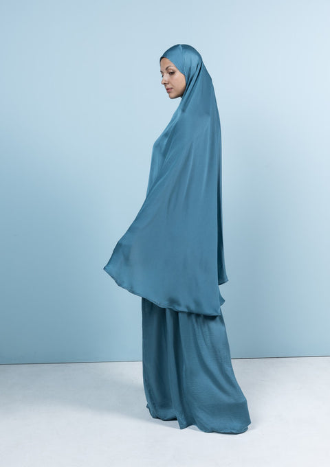 The Modest Fashion- Khimar Suit - Ice Queen