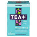 Vitabiotics - TEA+ (Tea Plus) Cleanse Vitamin Tea - Green Herbal Tea Bags with Selenium Biotin Supplement - Apple Blackcurrant Fruit Flavour - 14 Day Supply