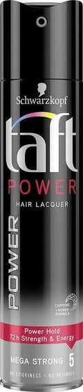 Taft - H/S Power Lacquer Black 250 Ml