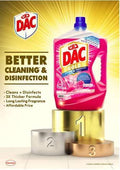 Disinfectant - Dac Disinfectant Rose 2X New 1.5 Ltr-Dac