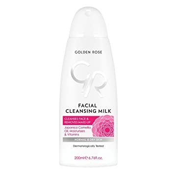 Golden Rose Facial Cleansing Milk Face Clanses With Japonica Camellia Oil &Vitamins