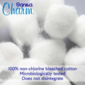 Sanita Charm - 100% Cotton Pads, 40 pads-Sanita Charm