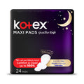 Kotex -  Maxi Pads Night with Wings 24 Sanitary Pads