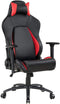 XFX - Gaming Chair IZZ-20 Faux Leather Black/Red