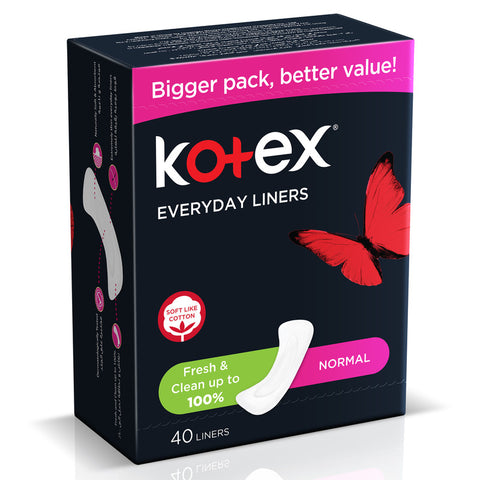 Kotex - Everyday Panty Liners Normal unscented 40 Liners