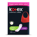 Kotex -  Everyday Panty Liners Long lightly scented 60 Liners