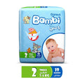 Sanita Bambi -  Baby Diapers Regular Pack, Size 2, Small,  3-6  KG, 19 Count