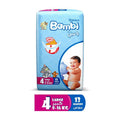 Sanita Bambi -  Baby Diapers Regular Pack Size 4, Large, 8-16 KG, 13 Count