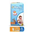 Sanita Bambi -  Baby Diapers Regular Pack Size 5, X-Large, 13-25 KG, 11 Count