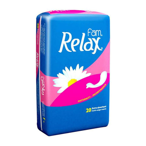Fam Relax - Natural cotton feel,Maternity Sanitary Pads,20 pads