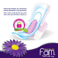 Fam - Classic with wing Natural Cotton Feel,Maxi Thick, Super Sanitary Pads, 30 pads-Fam