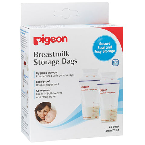 Pigeon - Breast Milk Storage Bags (180ml/25bags)