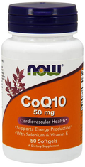 Now -  Coq10 50 Mg  50 Softgels