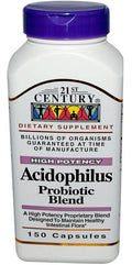 21st Century - Acidophilus Probiotic Blend High Potency 150 Capsules