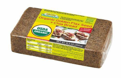 Mestemacher - Organic Flaxseed & Chia Bread 350 grams