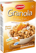 Emco - Gluten Free Granola With Honey And Nuts 340 grams
