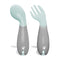 Babyjem - Plastic Angled  Fork & Spoon  Set 6 Months+